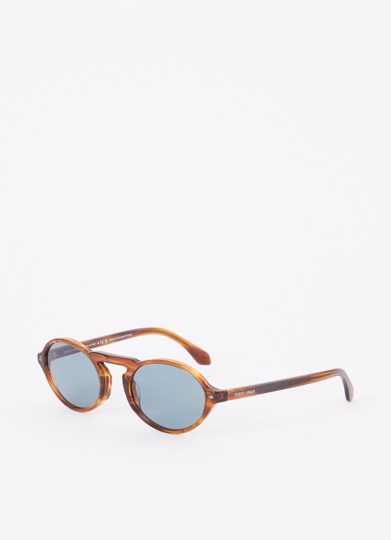 Armani Heren Retro zonnebril AR8219U Bruin - Deal