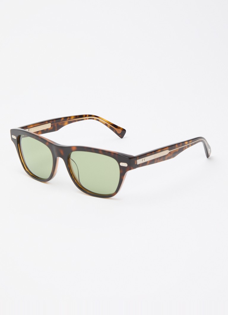 Brunello Cucinelli Heren Wayfarer zonnebril BC3005S Donkerbruin - Deal