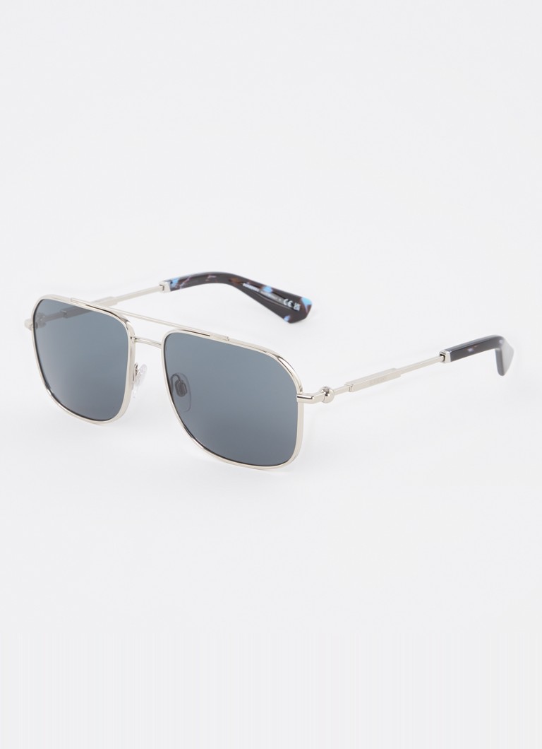 Burberry Dames Piloten zonnebril BE3159 Zilver - Deal