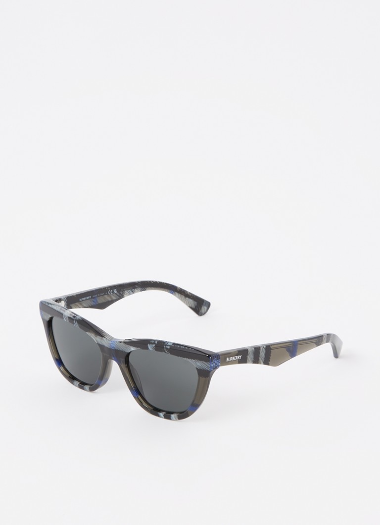Burberry Dames Wayfarer zonnebril BE4435 Antraciet - Deal