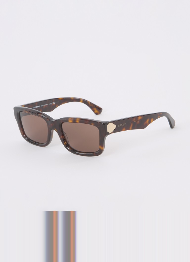 Burberry Dames Retro zonnebril BE4443 Donkerbruin