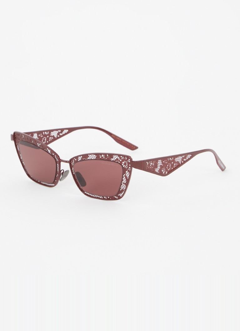 Dolce & Gabbana Dames Cat Eye zonnebril DG2311 Bordeauxrood - Deal