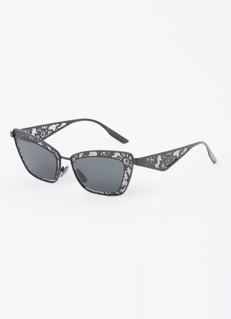 Dolce & Gabbana Dames Cat Eye zonnebril DG2311 Zwart - Deal