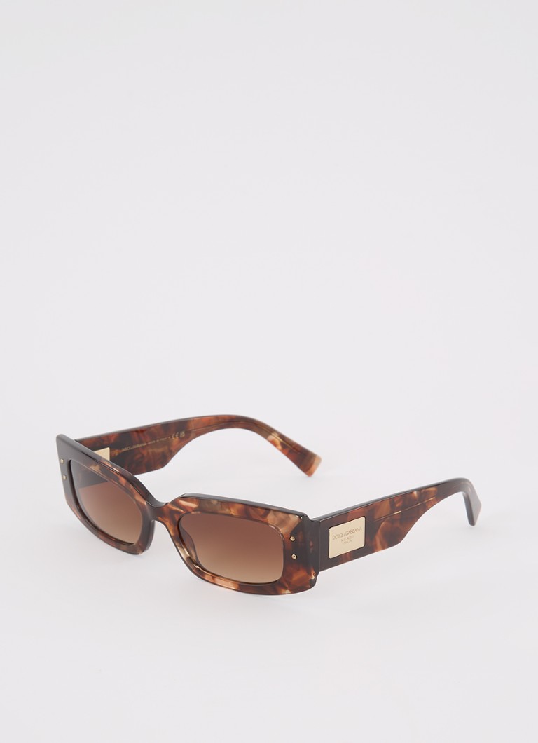 Dolce & Gabbana Dames Retro zonnebril DG4479 Donkerbruin - Deal