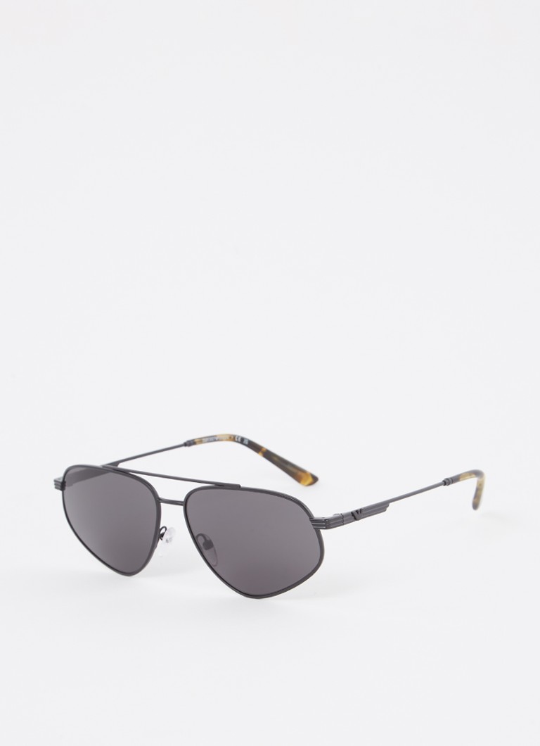 Armani Heren Piloten zonnebril EA2156 Zwart - Deal