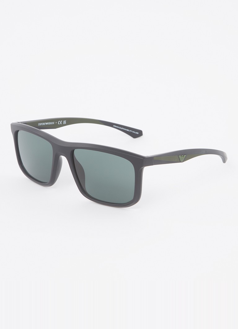 Armani Heren wayfarer zonnebril EA4234U Zwart - Deal