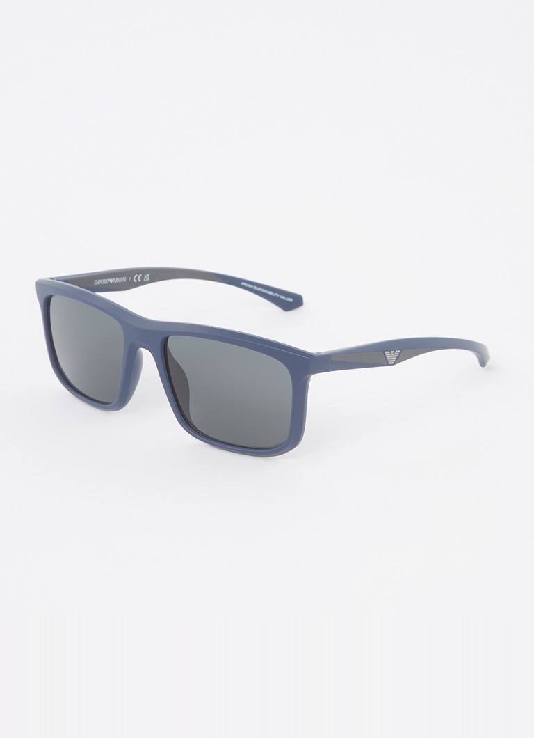 Armani Heren Wayfarer zonnebril EA4234U Blauw - Deal