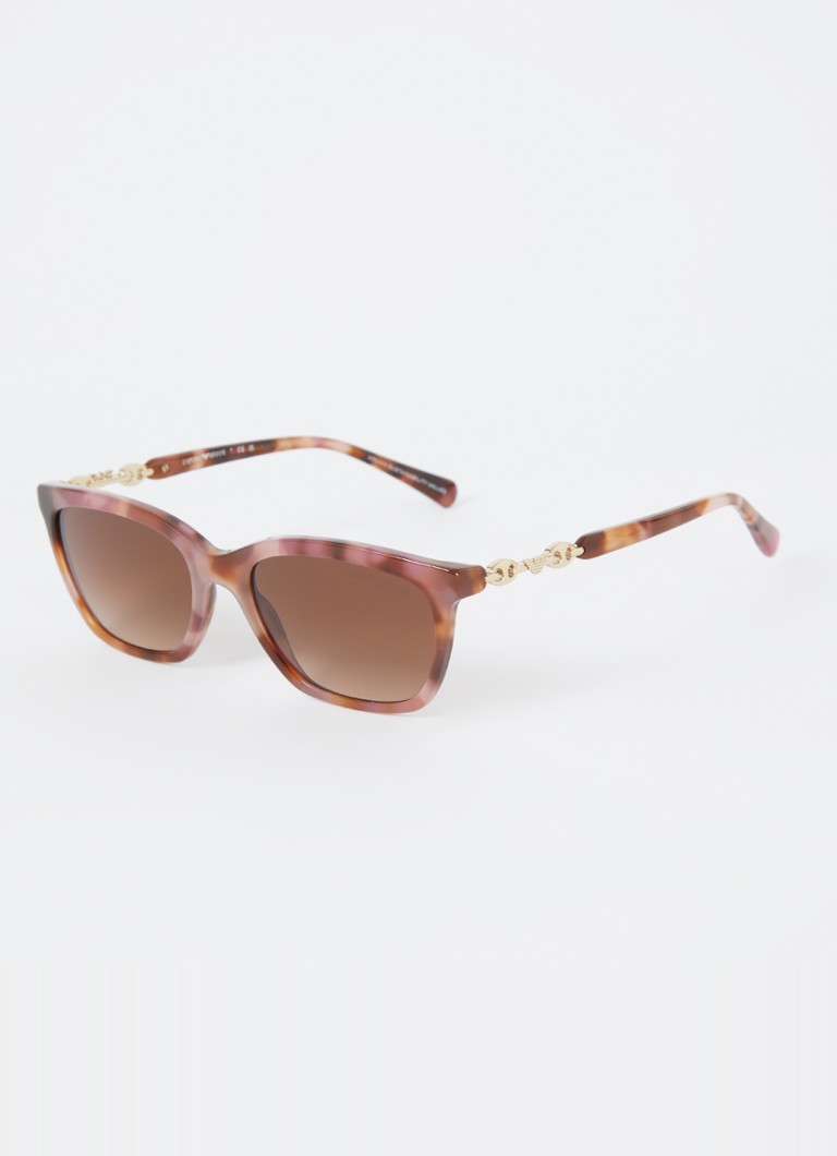 Armani Dames Wayfarer zonnebril EA4238 Roodbruin - Deal