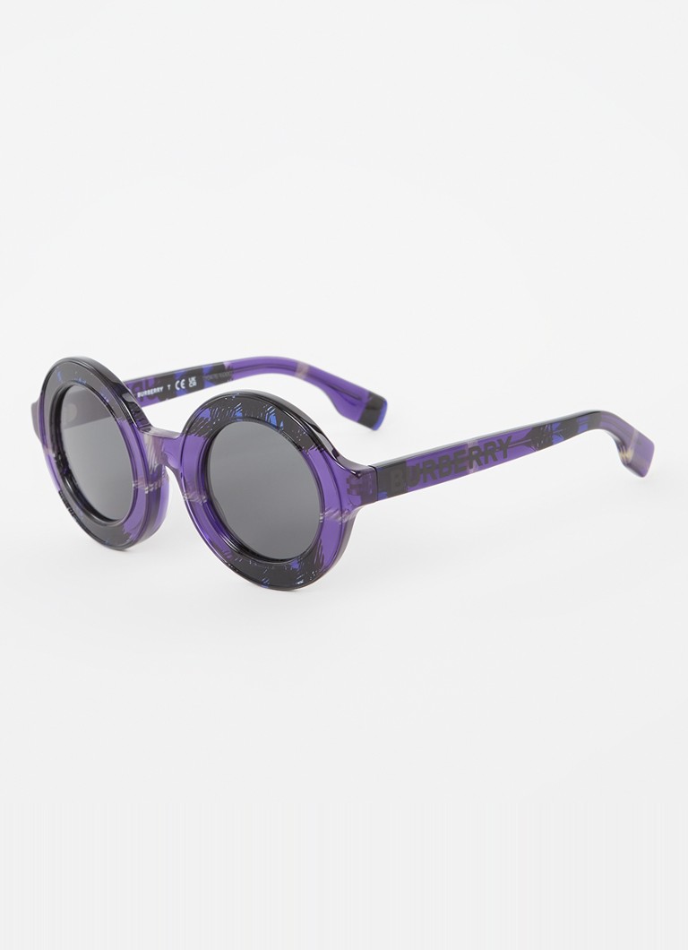 Burberry Kinderen Retro zonnebril JB4386 Paars - Deal