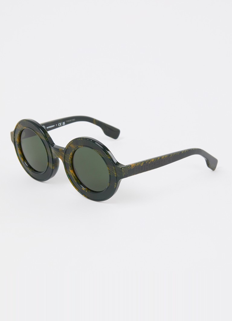 Burberry Kinderen Retro zonnebril JB4386 Donkergroen - Deal