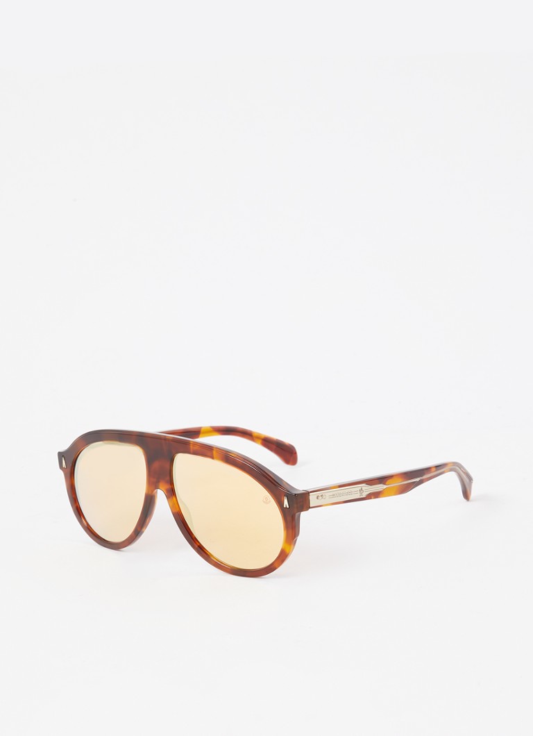Moncler Heren Fhaite zonnebril ME6001 Donkerbruin - Deal