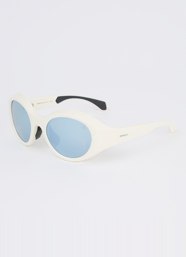 Moncler Heren Futuro zonnebril ME8005 Gebroken wit - Deal