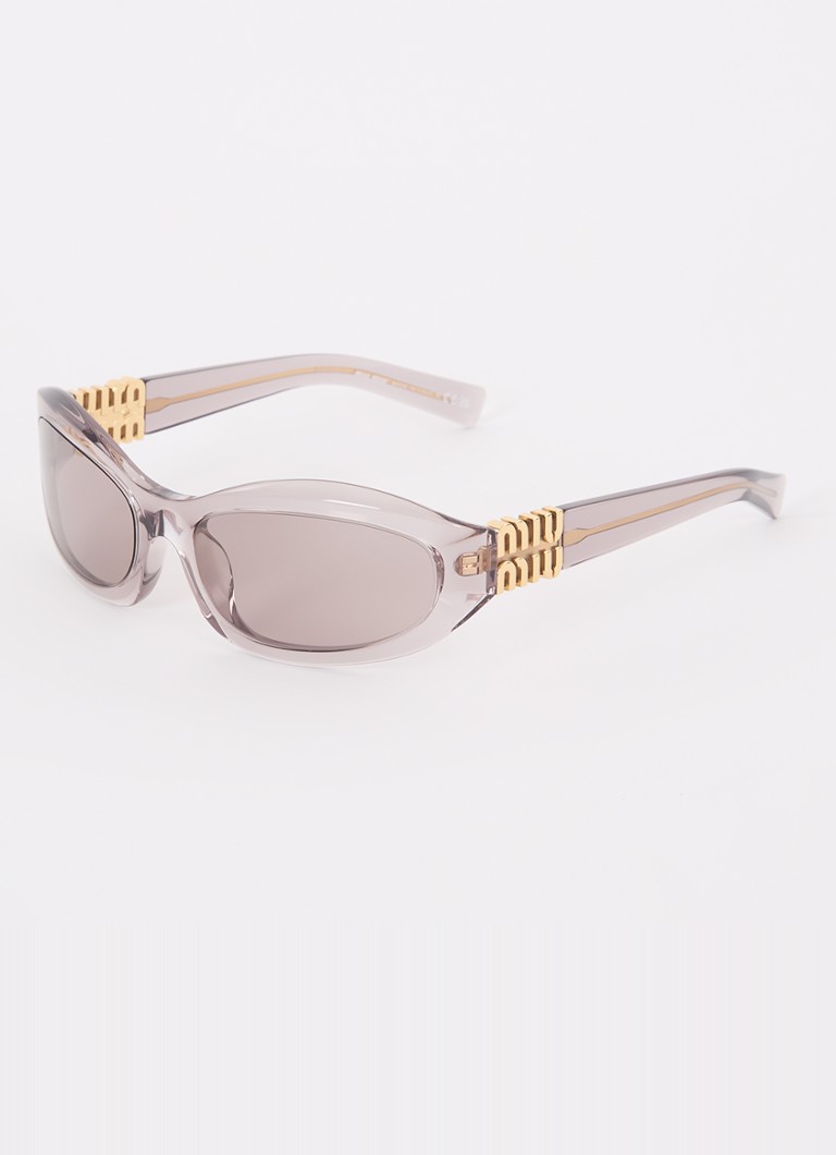 Miu Miu Dames Retro zonnebril MU 14ZS Transparant - Deal