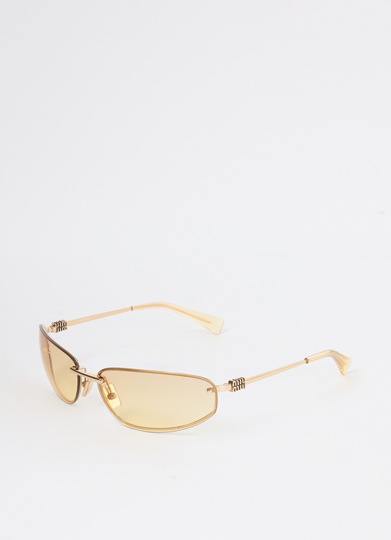 Miu Miu Heren Retro zonnebril MU A505 Geel - Deal