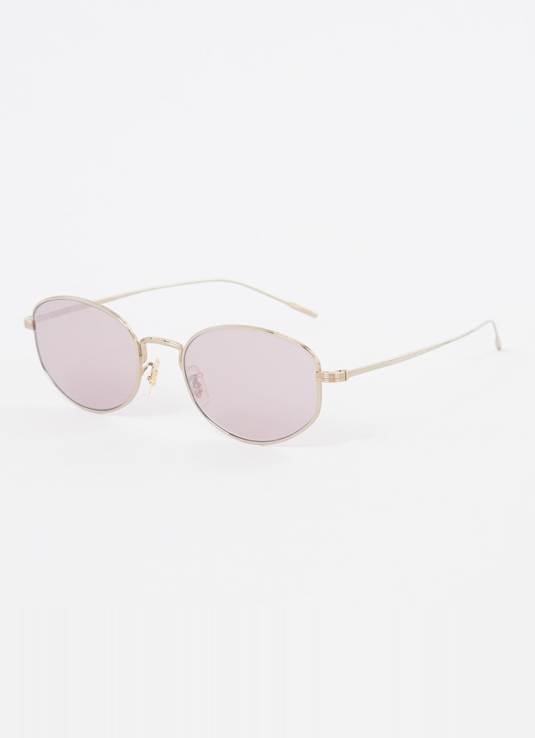 Oliver Peoples Heren Estra zonnebril gepolariseerd OV1347ST Zilver - Deal