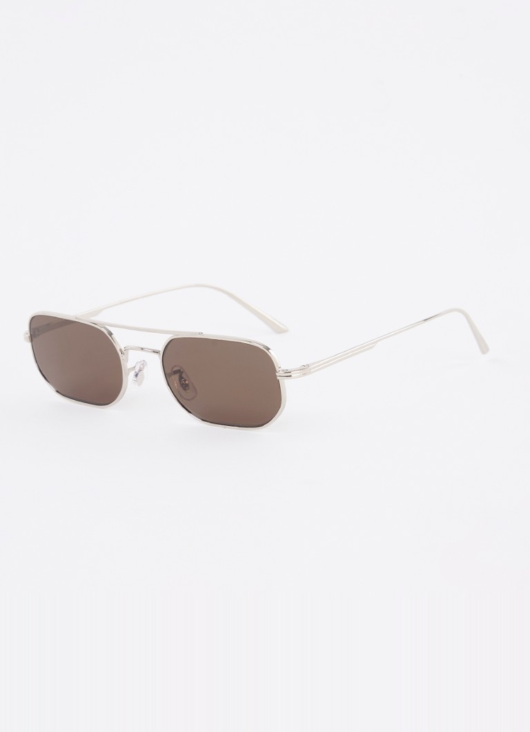 Oliver Peoples Dames Retro zonnebril OV1351S Zilver - Deal