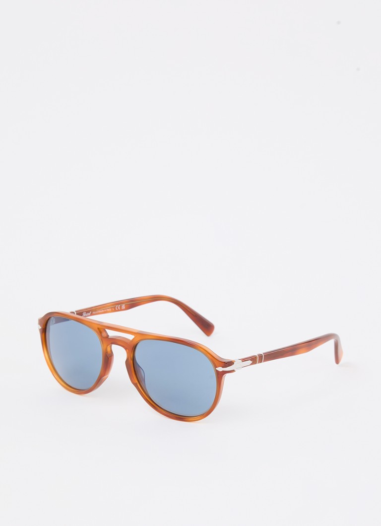 Persol Heren Piloten zonnebril PO3235S Roestbruin - Deal