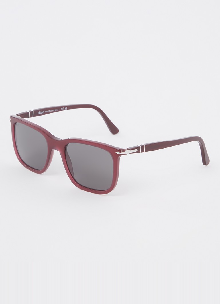 Persol Heren Renzo zonnebril PO3357S Bordeauxrood - Deal