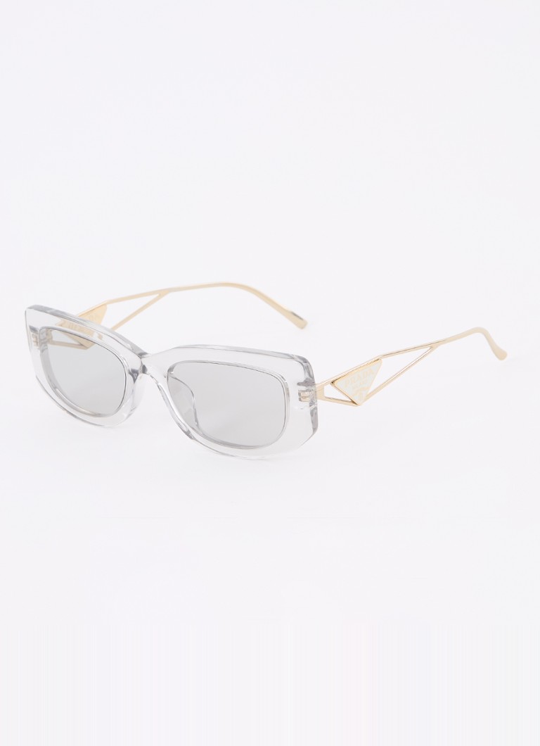 Prada Dames Retro zonnebril PR14YS Transparant - Deal