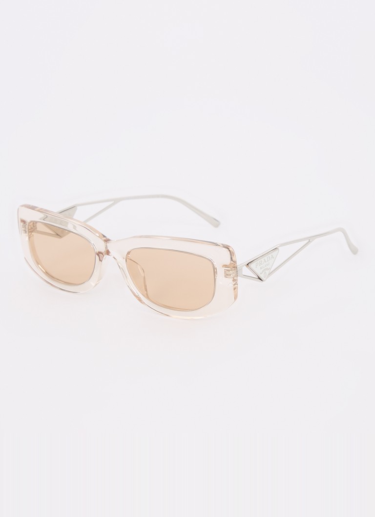 Prada Dames Retro zonnebril PR14YS Beige - Deal