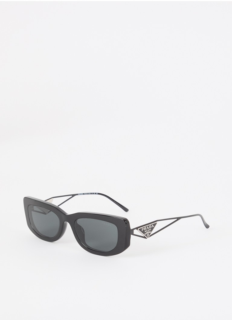 Prada Dames Retro zonnebril PR14YS Zwart - Deal