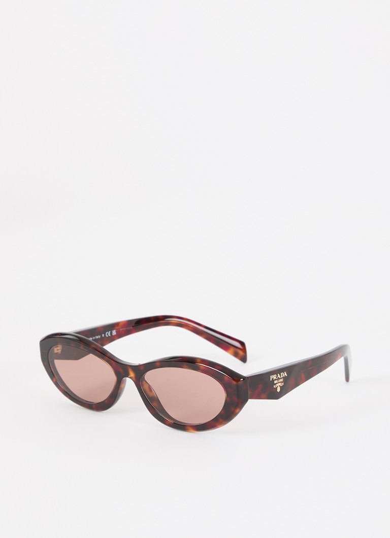 Prada Linea Rossa Dames Retro zonnebril PR26ZS Donkerbruin - Deal