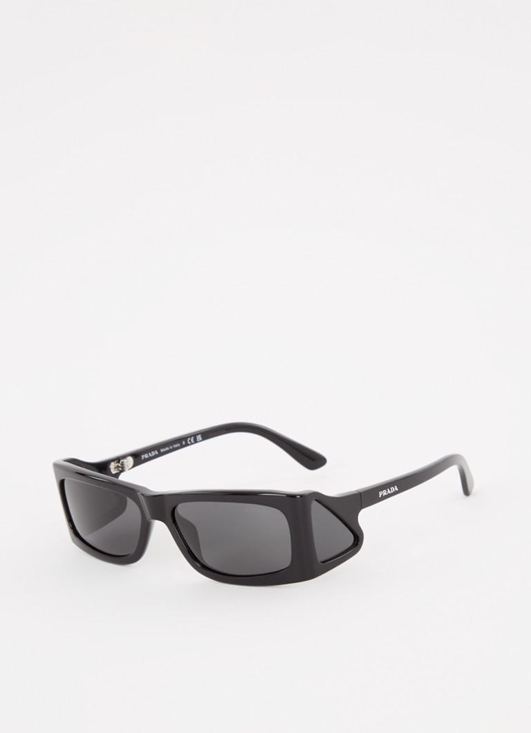 Prada Heren Retro zonnebril PRB03S Zwart - Deal