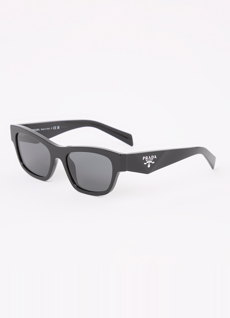 Prada Dames Wayfarer zonnebril PRB09S Zwart - Deal
