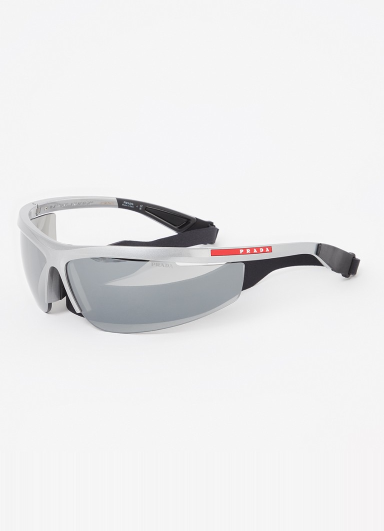 Prada Linea Rossa Heren Sport zonnebril PSA02S Grijs - Deal