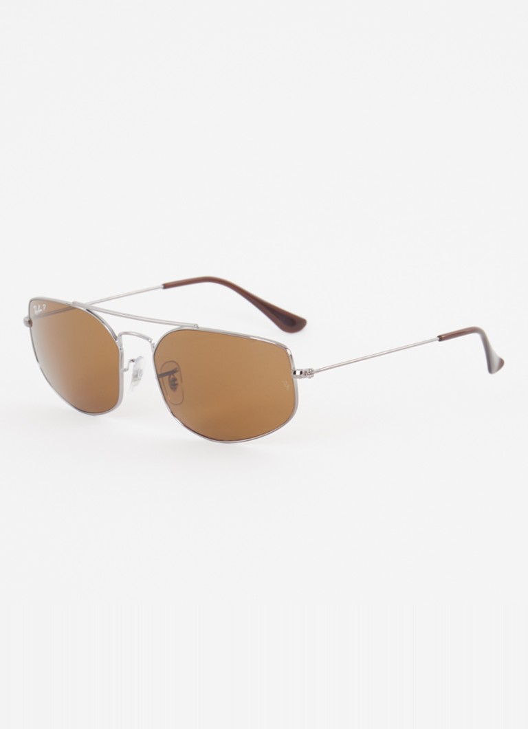 Ray-Ban Heren Explorer 5 zonnebril gepolariseerd RB3845 Antraciet - Deal