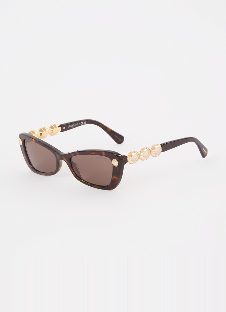 Swarovski Dames Butterfly zonnebril SK6033 Bruin