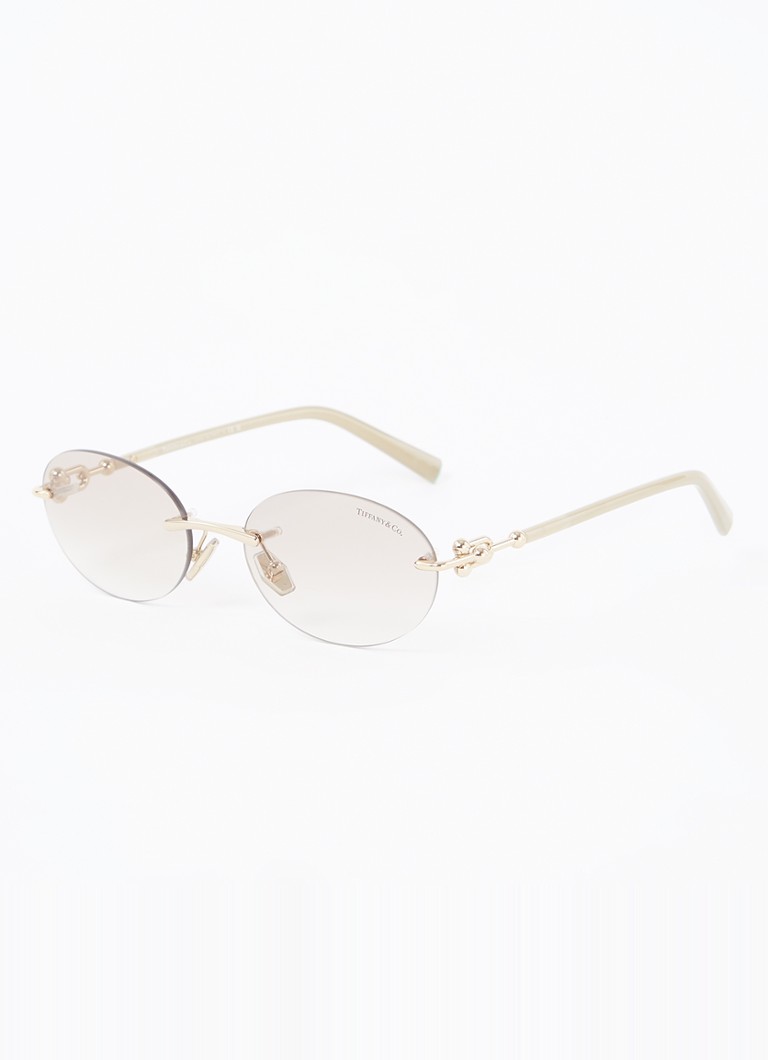 Tiffany & Co. Dames Retro zonnebril TF3104D Zand - Deal