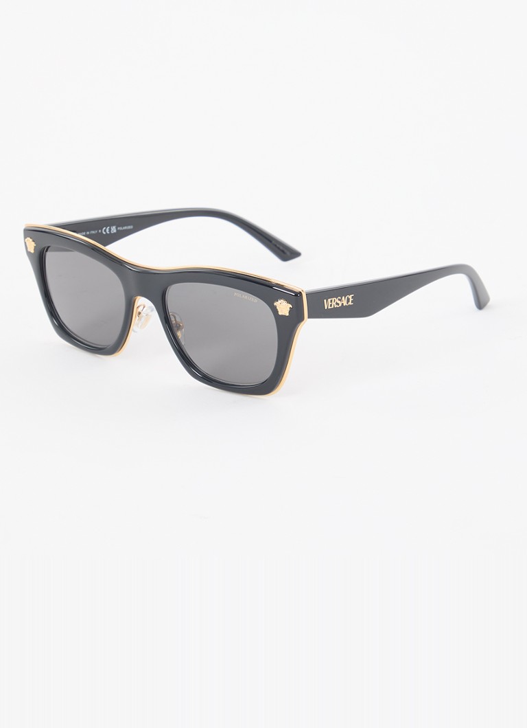 Versace Heren Wayfarer zonnebril VE2272 Zwart