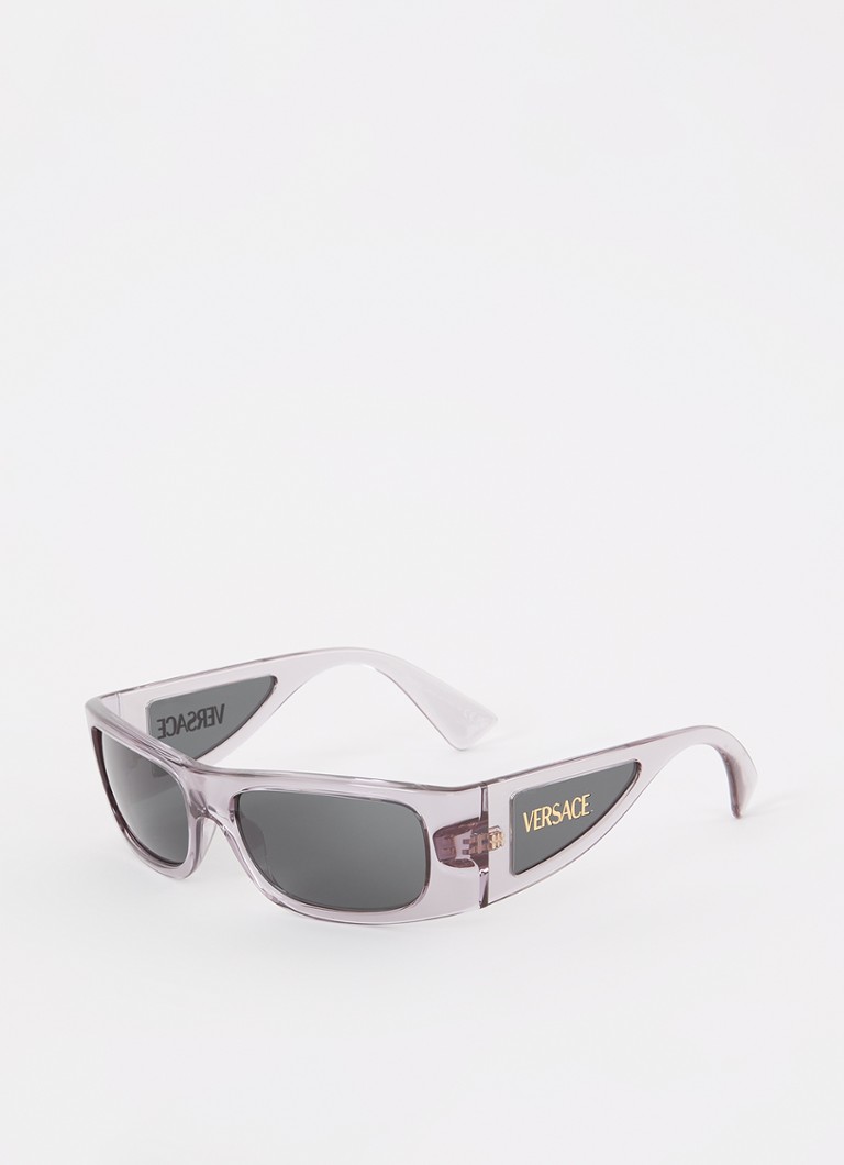 Versace Dames Retro zonnebril VE4481 Transparant - Deal