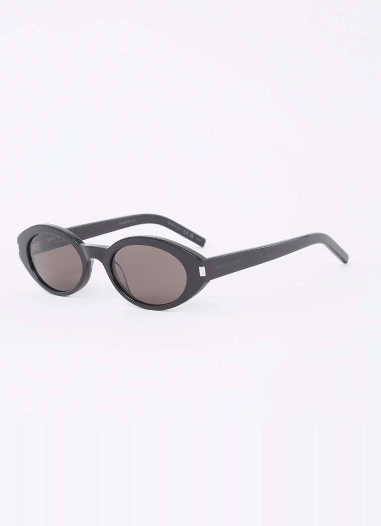 Saint Laurent Heren Retro zonnebril YS000433 Zwart