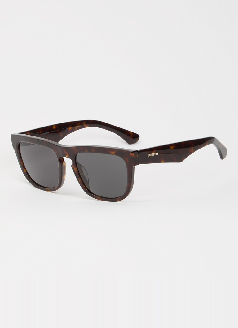 Burberry Heren Wayfarer zonnebril BE4431U Bruin - Deal