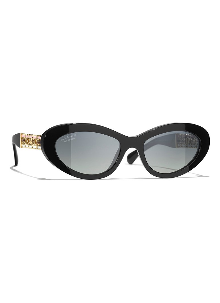 Dames CAT EYE ZONNEBRIL - Gepolariseerd, Zwart