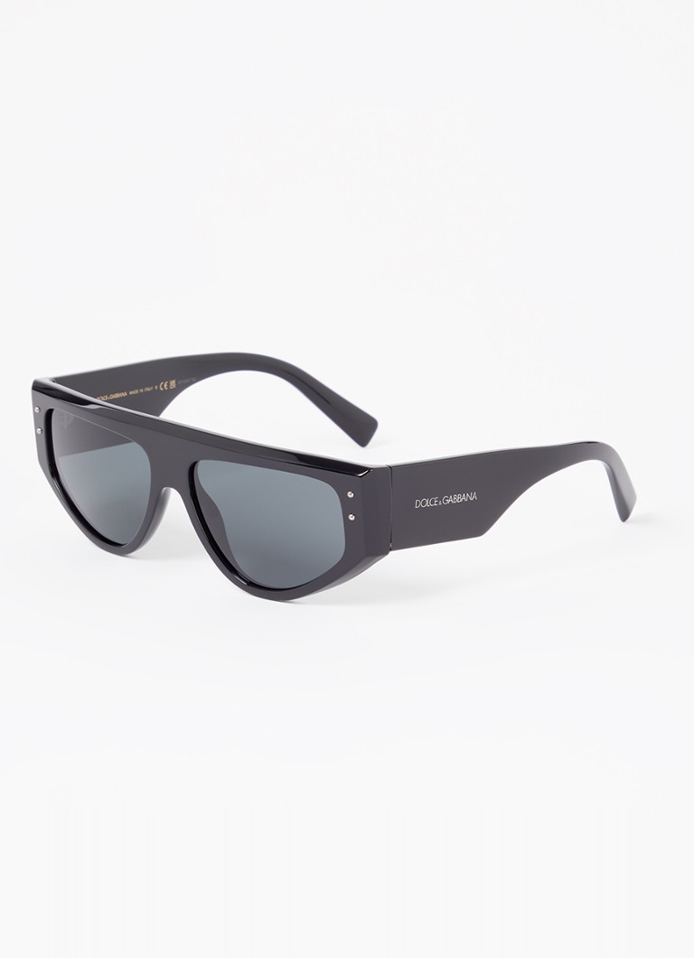 Dolce & Gabbana Heren Retro zonnebril DG4461 Zwart