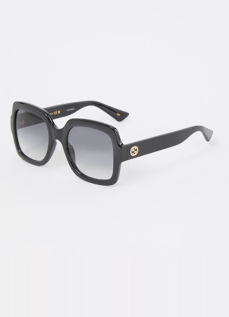 Gucci Dames Butterfly zonnebril GC002057 Zwart - Deal