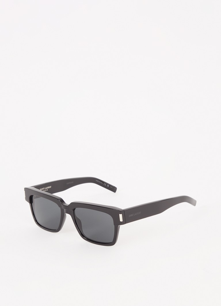 Saint Laurent Heren Wayfarer zonnebril YS000617 Zwart