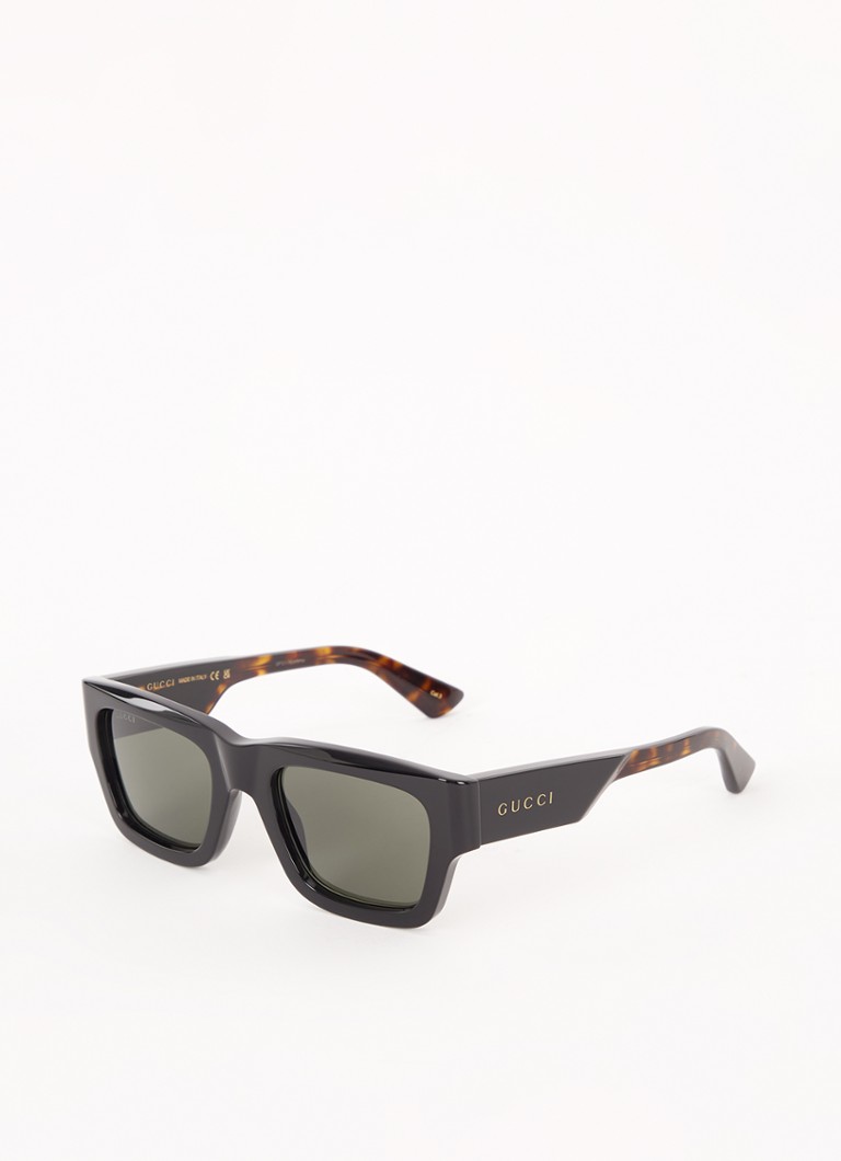 Gucci Heren Wayfarer zonnebril GC002289 Zwart - Deal