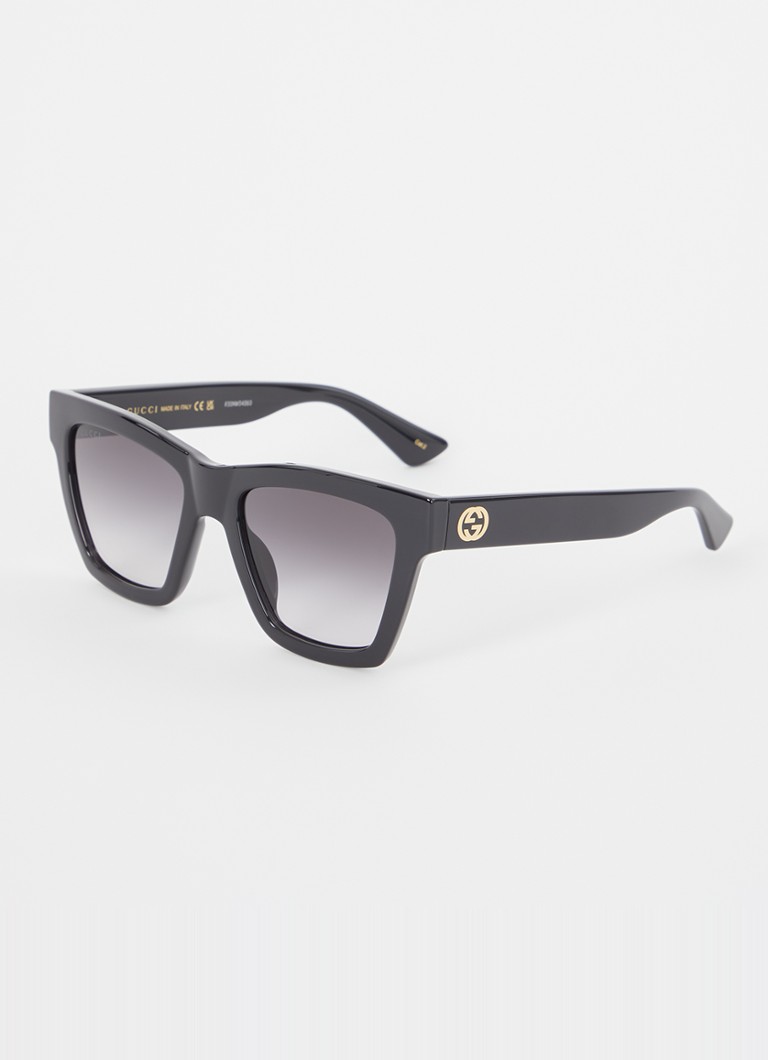 Gucci Dames Wayfarer zonnebril GG1714S Zwart - Deal