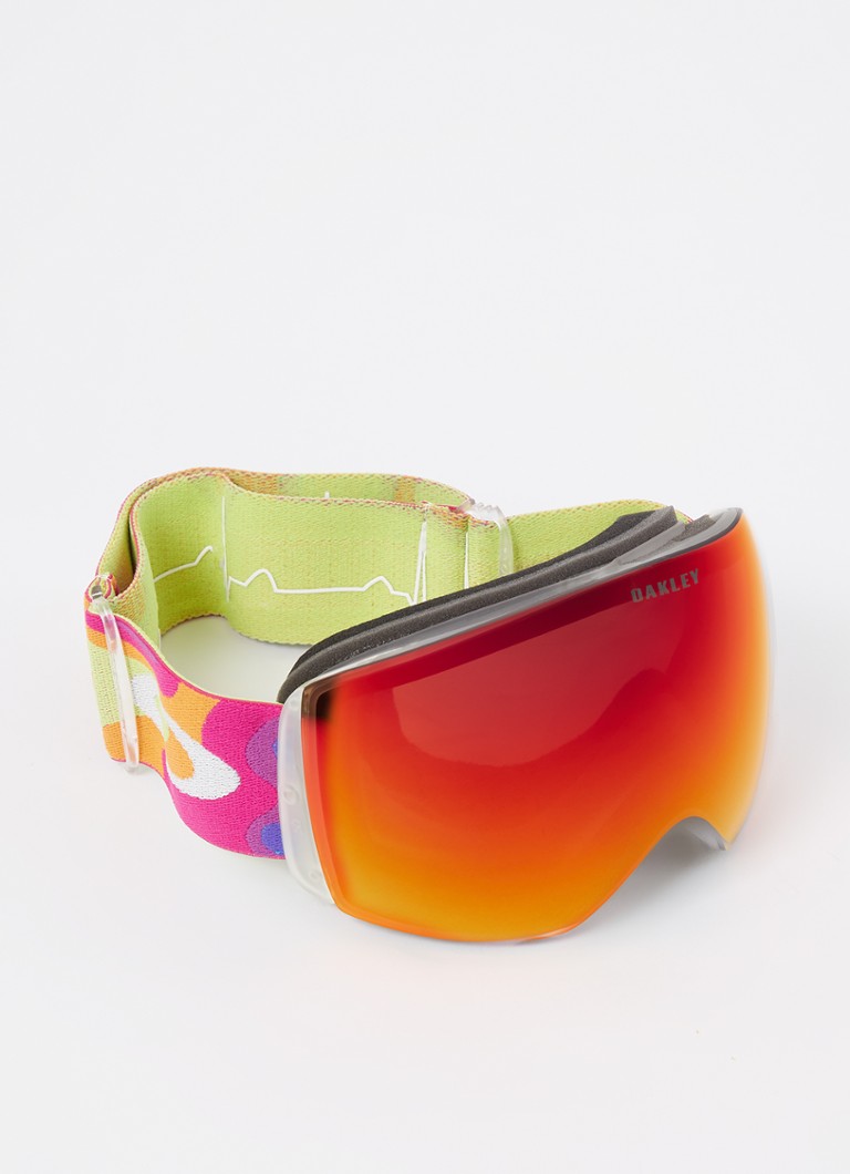 Oakley Heren Flight Deck L skibril OO7050 Lichtgroen - Deal