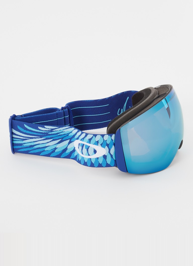 Oakley Heren Flight Deck L skibril OO7050 Blauw - Deal