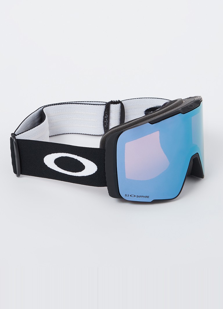 Oakley Heren Line Miner Pro skibril met extra lens OO7137 Zwart - Deal