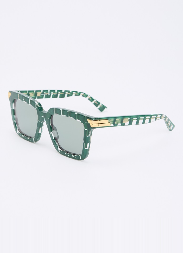 Bottega Veneta Dames Butterfly zonnebril BV1005S Groen