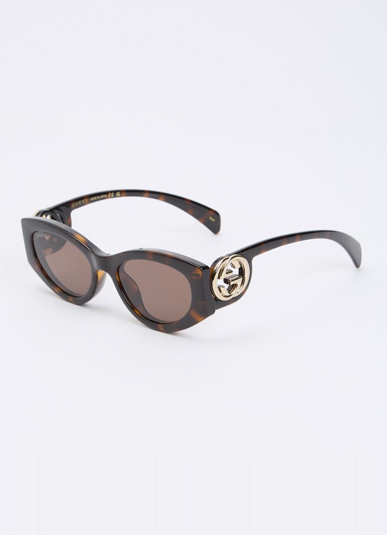 Gucci Dames Cat Eye zonnebril GG1691S Donkerbruin