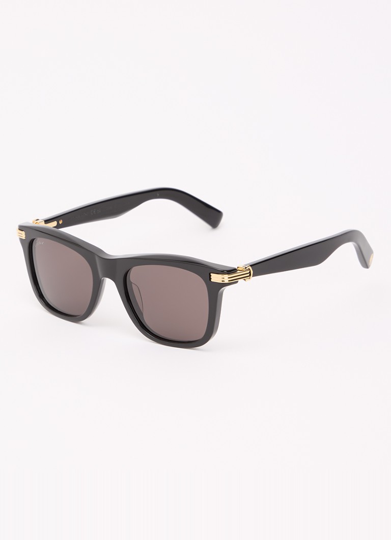 Cartier Heren Wayfarer zonnebril CT0396S Zwart - Deal