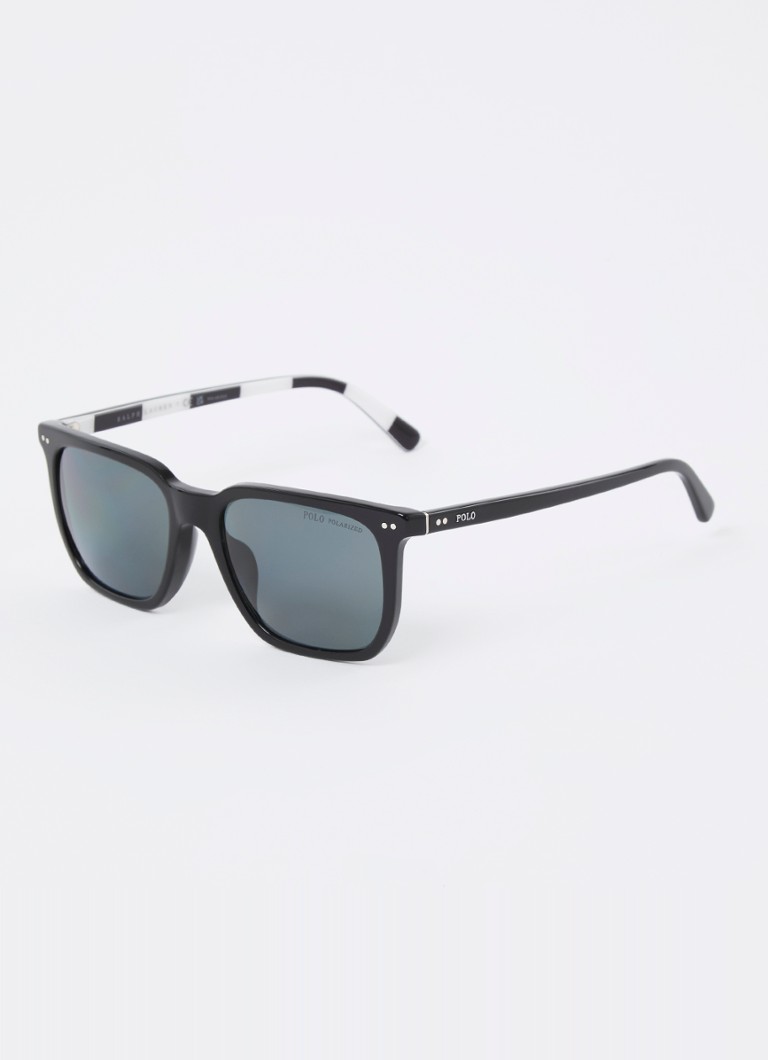 Ralph Lauren Heren Wayfarer zonnebril gepolariseerd PH4224U Zwart - Deal