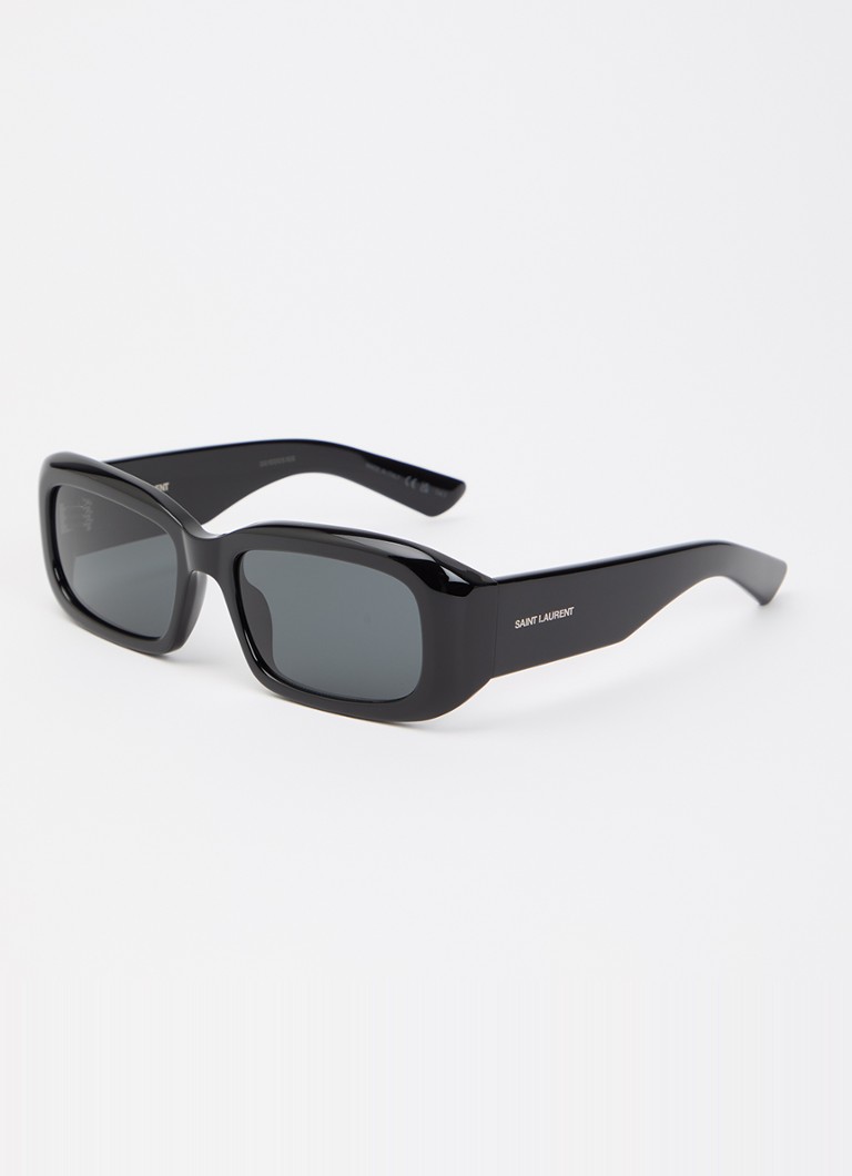 Saint Laurent Heren Retro zonnebril SL809 Zwart